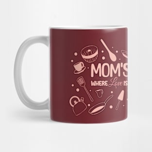 Mothers Day Gift Love Menu Mug
